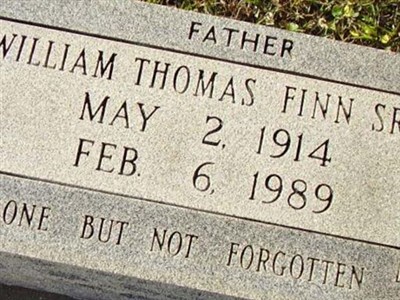 William Thomas Finn, Sr on Sysoon