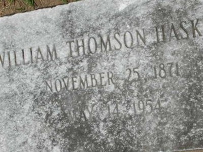 William Thomson Haskell on Sysoon