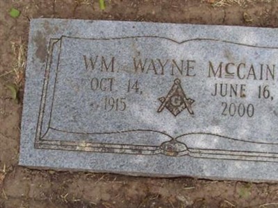 William Wayne McCain on Sysoon