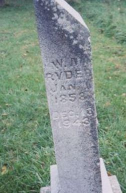 William (W.M.) Ryder on Sysoon