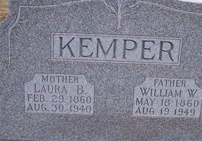 William Worth Kemper on Sysoon