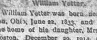 William Yetter on Sysoon