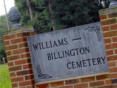 Williams-Billington Cemetery on Sysoon