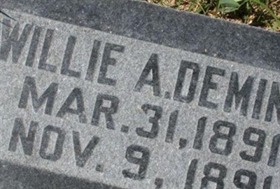 Willie A Deming on Sysoon
