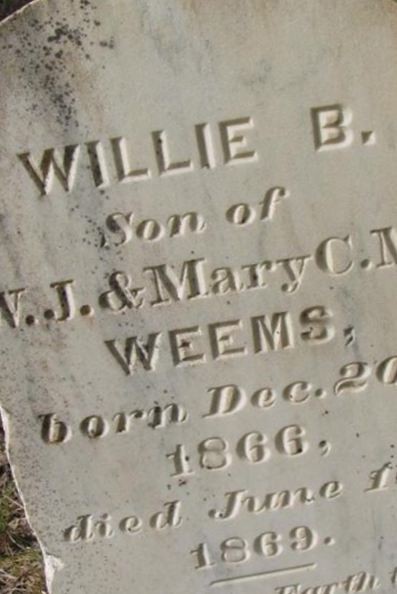 Willie B. Weems on Sysoon