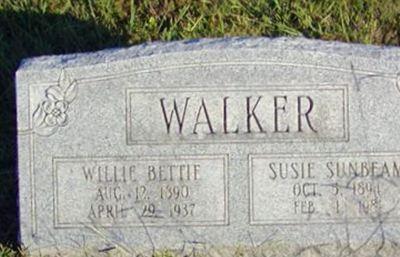 Willie Bettie Walker on Sysoon