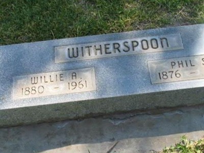 Willie Curtis Atkinson Witherspoon on Sysoon