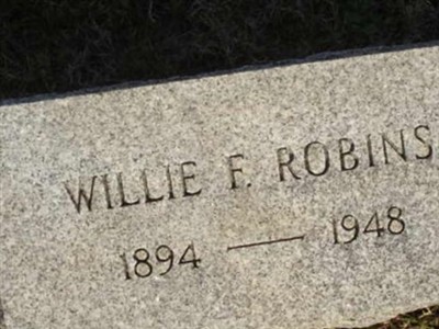 Willie F Robins on Sysoon