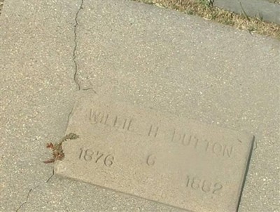 Willie H. Dutton on Sysoon