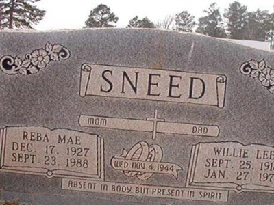 Willie Lee Sneed on Sysoon