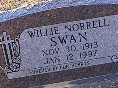 Willie Norrell Swan on Sysoon