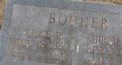 Willie R Huffman Booher on Sysoon