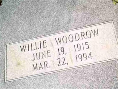 Willie Woodrow Gillis on Sysoon
