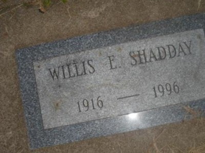 Willis E. "Dutch" Shadday on Sysoon