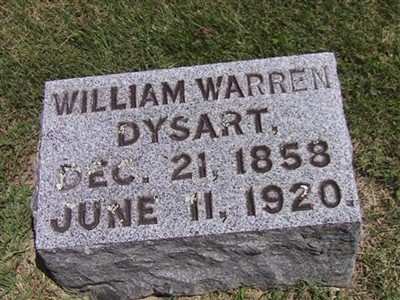 Willliam Warren Dysart on Sysoon