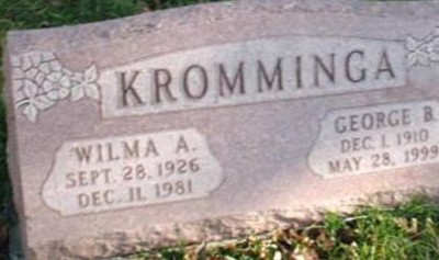 Wilma A Kromminga on Sysoon
