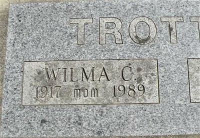 Wilma Cora Frame Trotter on Sysoon