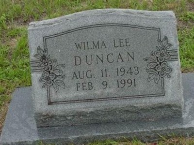 Wilma Lee Duncan on Sysoon