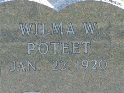 Wilma Womack Poteet on Sysoon