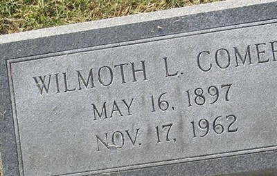 Wilmoth L. Comer on Sysoon