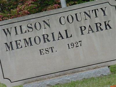 Wilson County Memorial Gardens on Sysoon