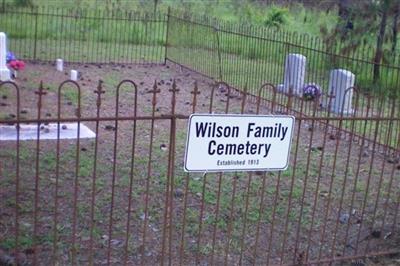Wilson Family Cemetery on Sysoon