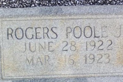 Wilson Rogers Poole, Jr on Sysoon