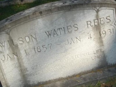 Wilson Waties Rees on Sysoon