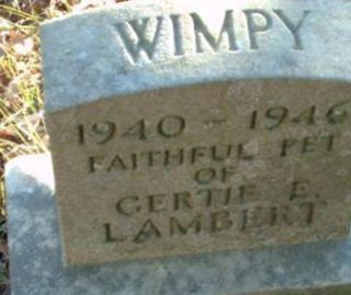 Wimpy Lambert on Sysoon