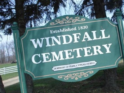 Windfall Cemetery on Sysoon