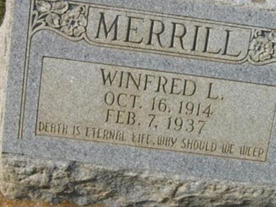 Winfred L. Merrill on Sysoon
