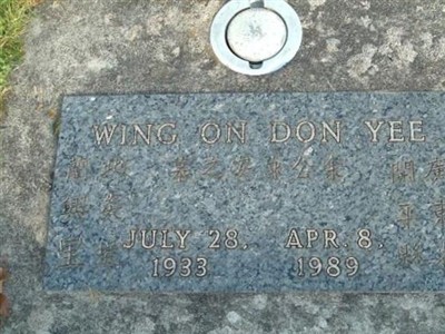 Wing On Don Yee on Sysoon