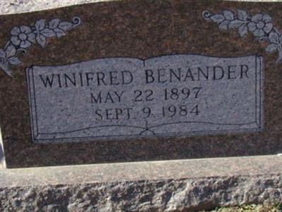 Winifred Benander on Sysoon