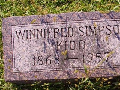 Winifred Simpson Kidd on Sysoon
