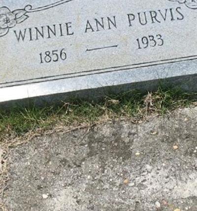 Winnie Ann Purvis on Sysoon