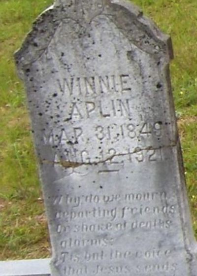 Winnie Aplin on Sysoon