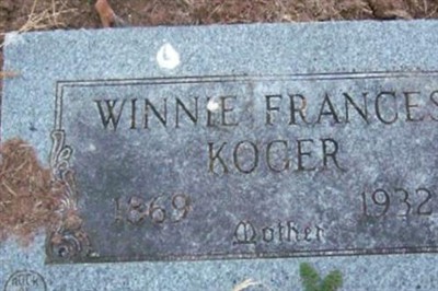 Winnie Frances Persell Koger on Sysoon
