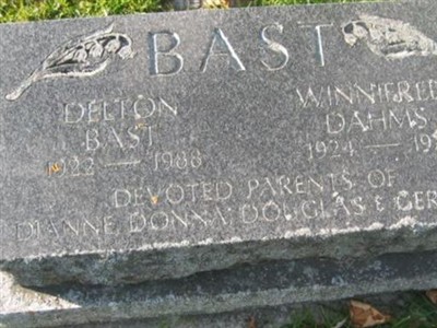 Winnifred Mabel Dahms Bast on Sysoon