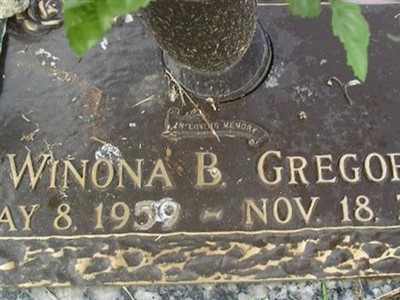 Winona Benton Gregory on Sysoon