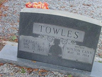Winton Frances Cann Towles on Sysoon