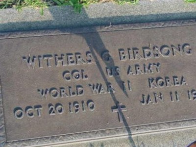Withers G Birdsong on Sysoon