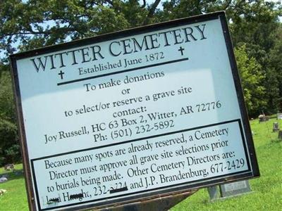 Witter Cemetery on Sysoon