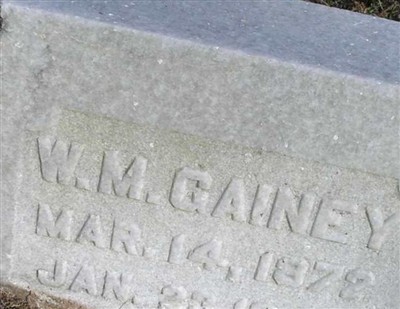 W M Gainey on Sysoon