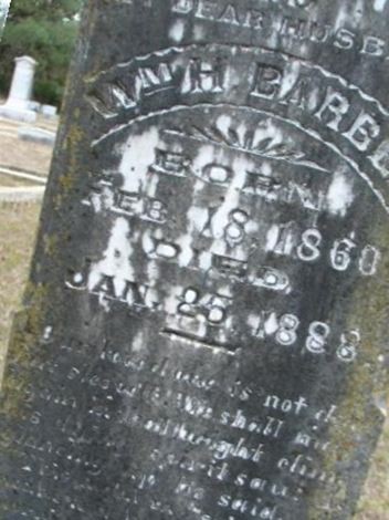 Wm. H. Barbee on Sysoon