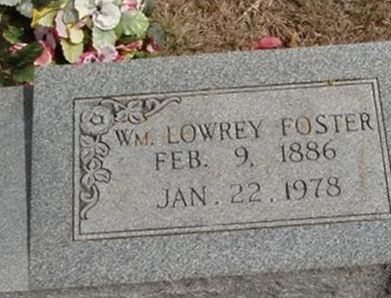 Wm. Lowrey Foster on Sysoon