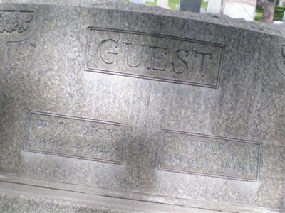 W O "Dick" Guest on Sysoon