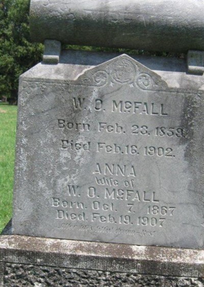 W. O. McFall on Sysoon
