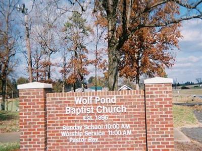 Wolf Pond Baptist Church Cemetery on Sysoon