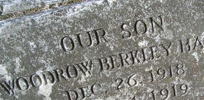 Woodrow Berkley Hague on Sysoon