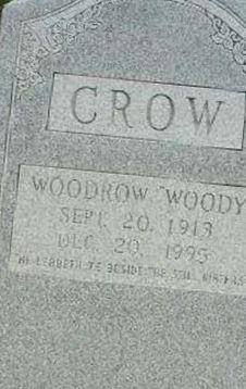 Woodrow "Woody" Crow on Sysoon